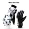 Winter Warm Ski Gloves - Touch Screen Waterproof, PU Leather Snowboard Gloves for Snow Sports & Motorcycling