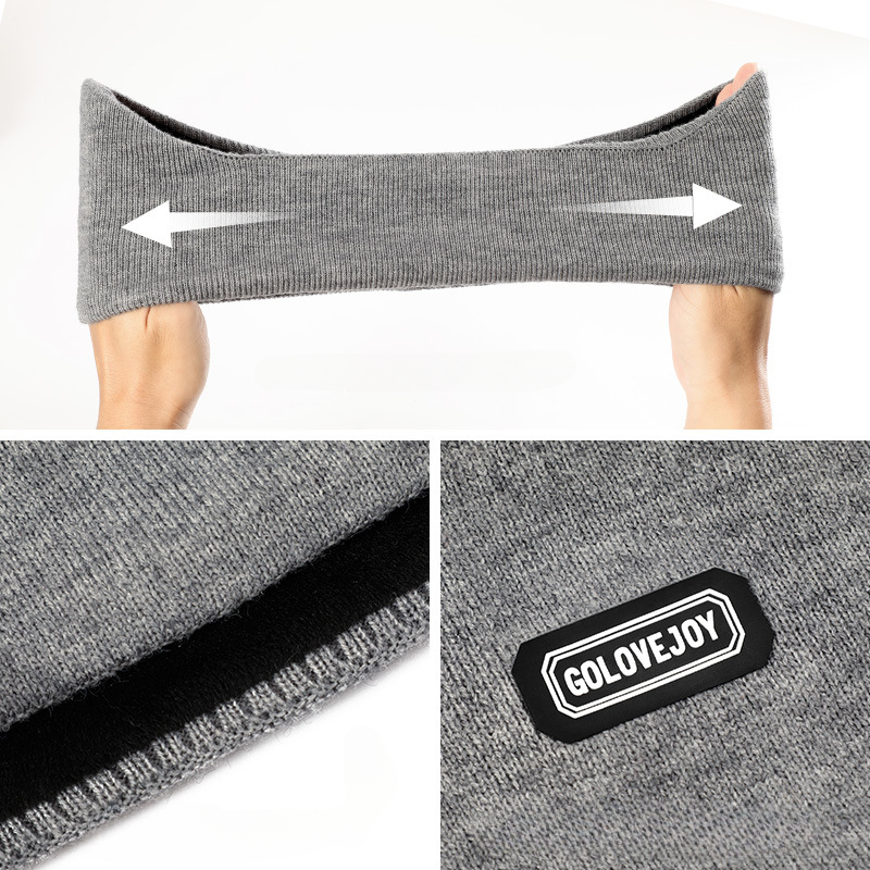 Winter Warm Earmuffs – Plush Knitted Thermal Headband for Outdoor Activities