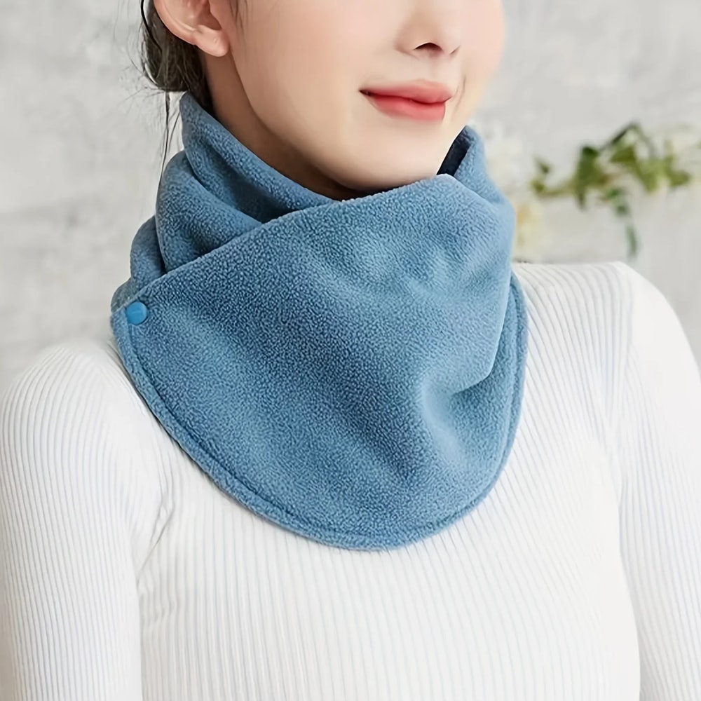 Classic Velvet Warm Neck Scarf for Winter - Windproof & Soft