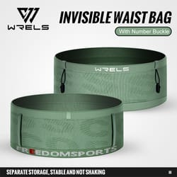 invisible lightweight running waist bag - breathable quick-dry fitness fanny pack for marathon, gym & running