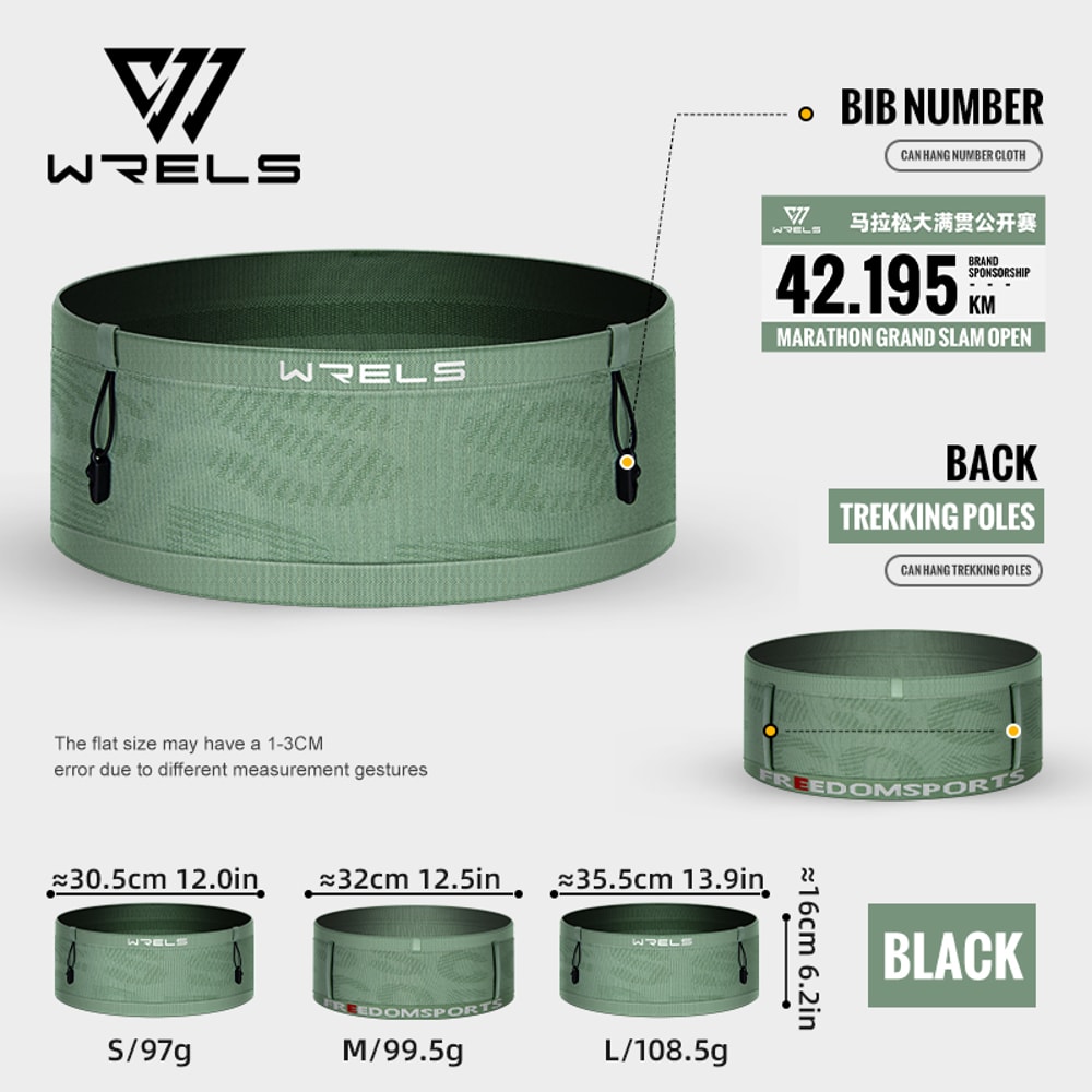 Invisible Lightweight Running Waist Bag - Breathable Quick-Dry Fitness Fanny Pack for Marathon, Gym & Running