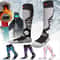 Winter Ski Socks - Anti-Slip Compression, Thermal Moisture-Wicking Knee-High Snowboard Socks
