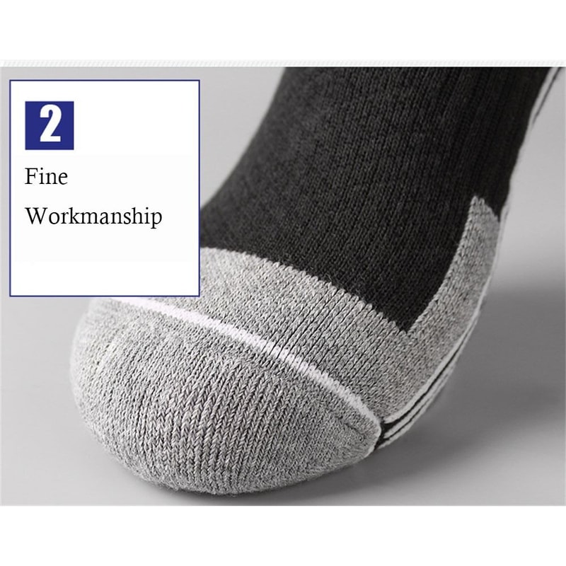 Winter Ski Socks - Anti-Slip Compression, Thermal Moisture-Wicking Knee-High Snowboard Socks