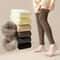 Thermal Knee High Stockings for Women Plush Lined Windproof Winter Leg Covers