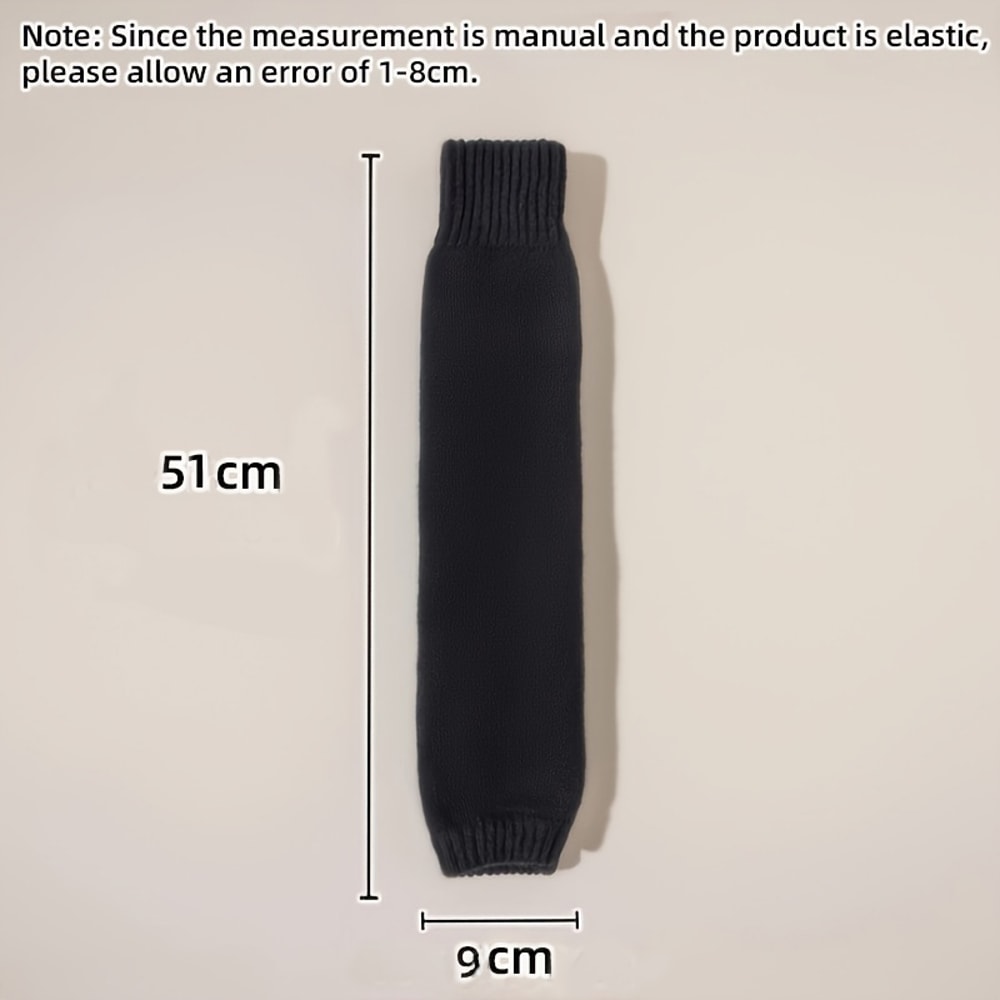 Thermal Knee High Stockings for Women Plush Lined Windproof Winter Leg Covers