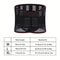 Lumbar Support Belt for Lower Back Pain Relief with Adjustable Breathable Mesh Brace