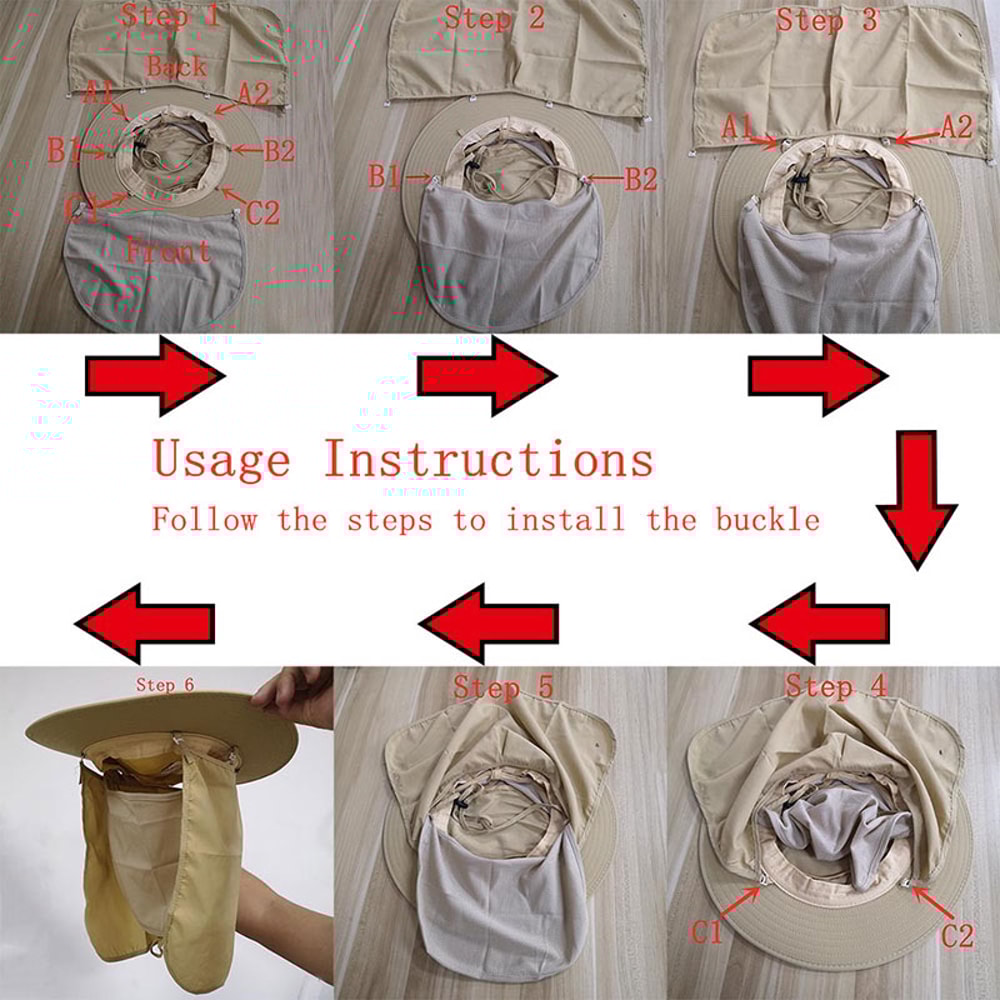 Adjustable Outdoor Fishing Hat With Sunscreen Protection And Breathable Sunshade 1