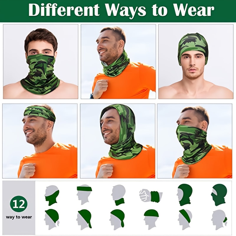 Breathable Summer UV Protection Face Mask Neck Gaiter Cooling Scarf For Outdoor Sports 4