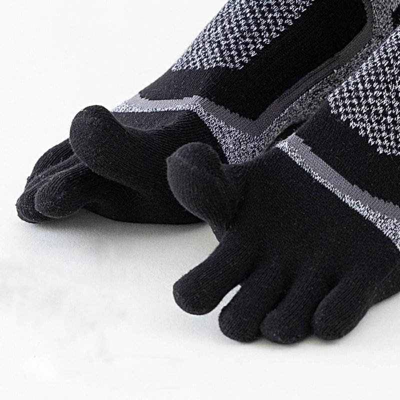 Thickened Five-Finger Sports Socks – Breathable, Quick-Dry, Sweat-Absorbent Toe Socks for Men and Women