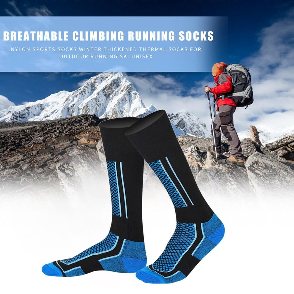 Winter Warm Thermal Ski Socks for Men Women Kids, Anti-Cold Outdoor Hiking Sports