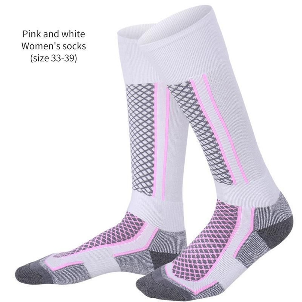 Winter Warm Thermal Ski Socks for Men Women Kids, Anti-Cold Outdoor Hiking Sports