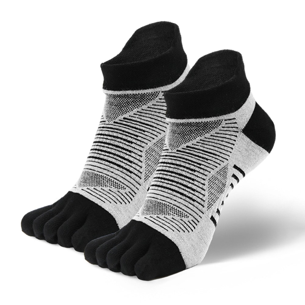 COOLMAX Five Finger Sports Socks for Running and Outdoor Hiking
