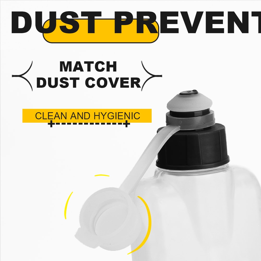 Upgraded Curved Sports Water Bottle with Easy Grip Hydration Belt Pack for Running and Cycling