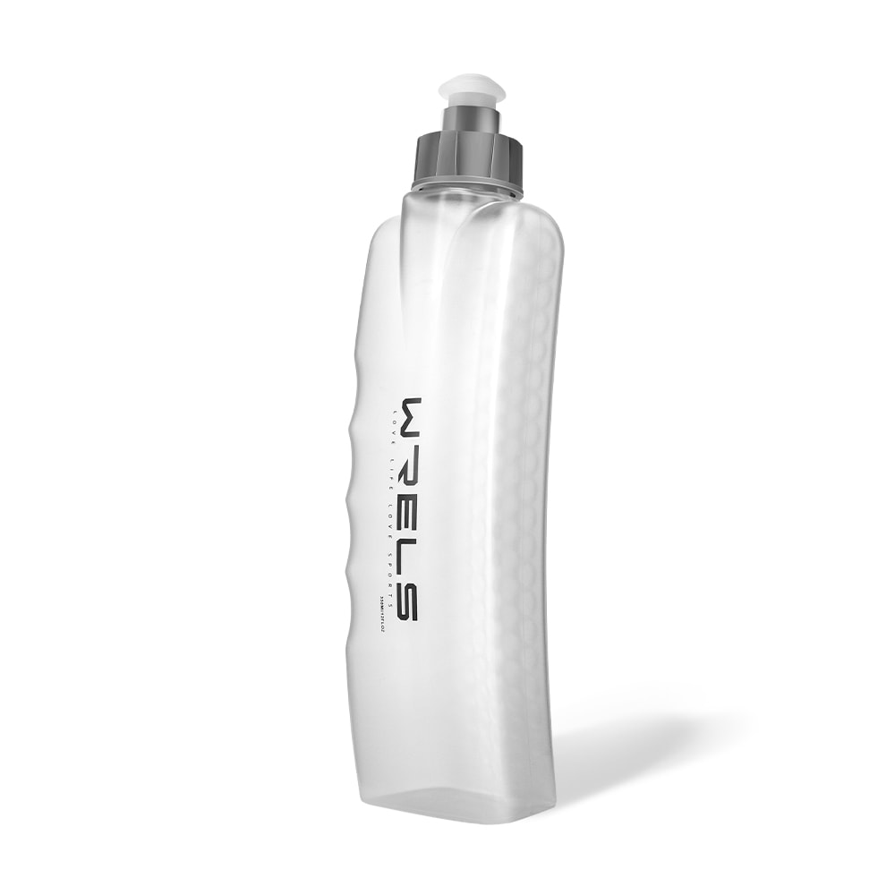 Upgraded Curved Sports Water Bottle with Easy Grip Hydration Belt Pack for Running and Cycling