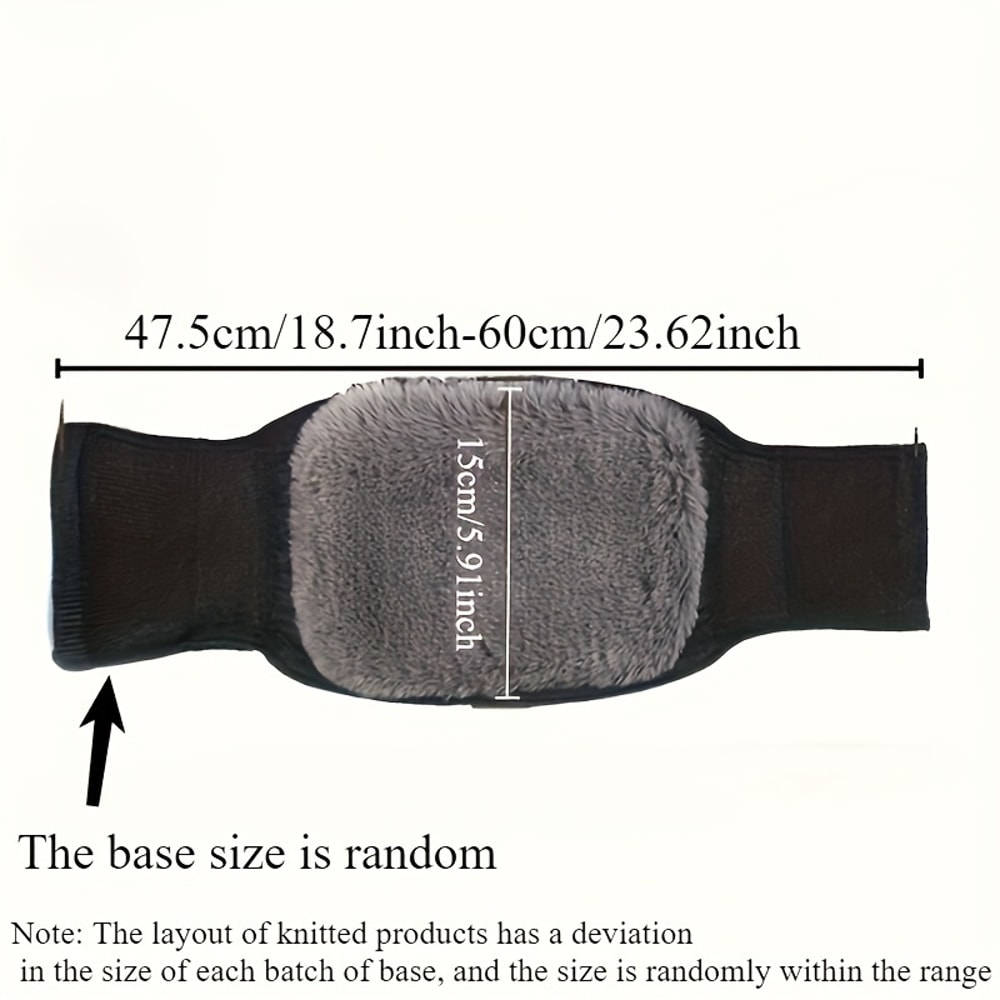 Winter Warm Knee Pads With Plush Thermal Leg Warmers NonSlip ColdProof Knee Brace For Skiing Cycli 5