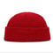 Winter Knitted Beanie Cap - Warm, Elastic Thermal Cuffed Hat for Running, Cycling, and Outdoor Sports