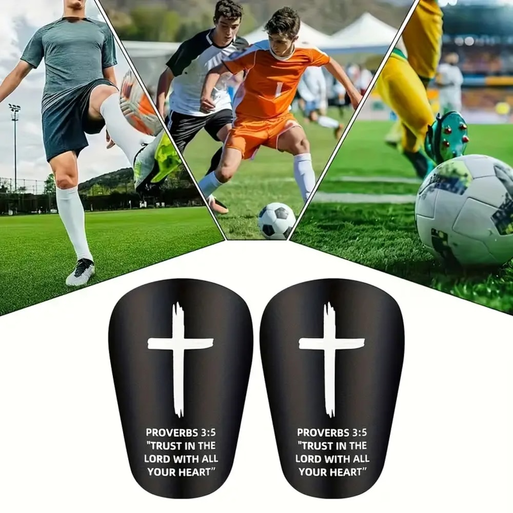 Enhanced Soccer Shin Guards for Adults & Kids – Protective Leg Boards, PU Foam, Thick & Durable