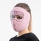 Winter Windproof Full Face Mask with Anti-Dust Shield and Anti-Fog Goggles for Cycling & Skiing