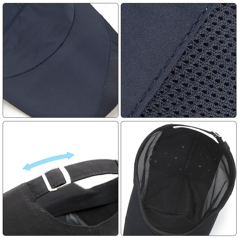 Unisex Baseball Cap for Outdoor Sports – Adjustable UV Protection Quick Dry Breathable Tennis Hat