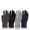 Mens Touchscreen Winter Gloves – Thickened Wool Knitted Cold-Proof Plus Velvet Gloves