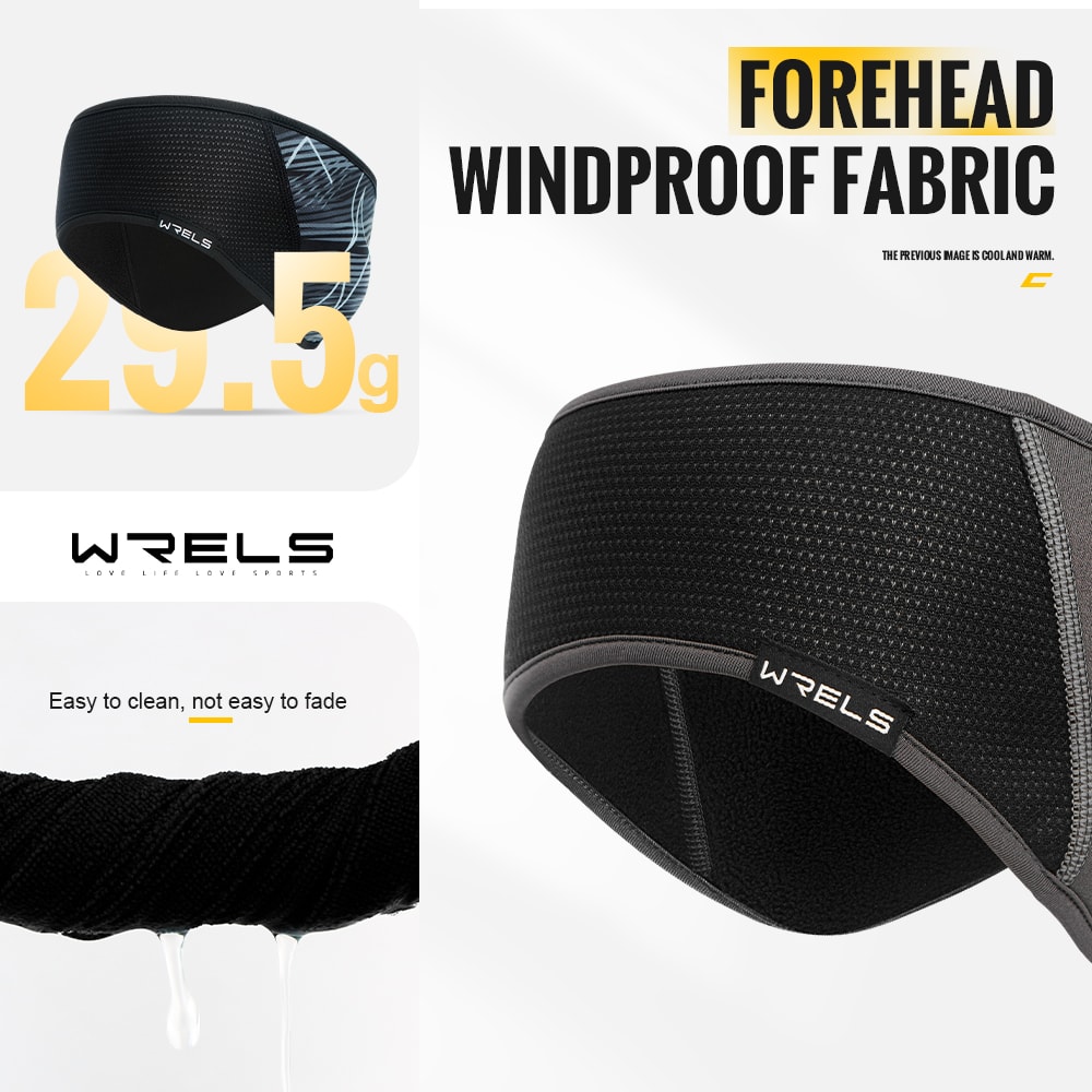 Premium Windproof Cycling Cap & Thermal Bike Ear Warmer – Fleece Winter Cycling Headband for Cold Weather Outdoor Sports