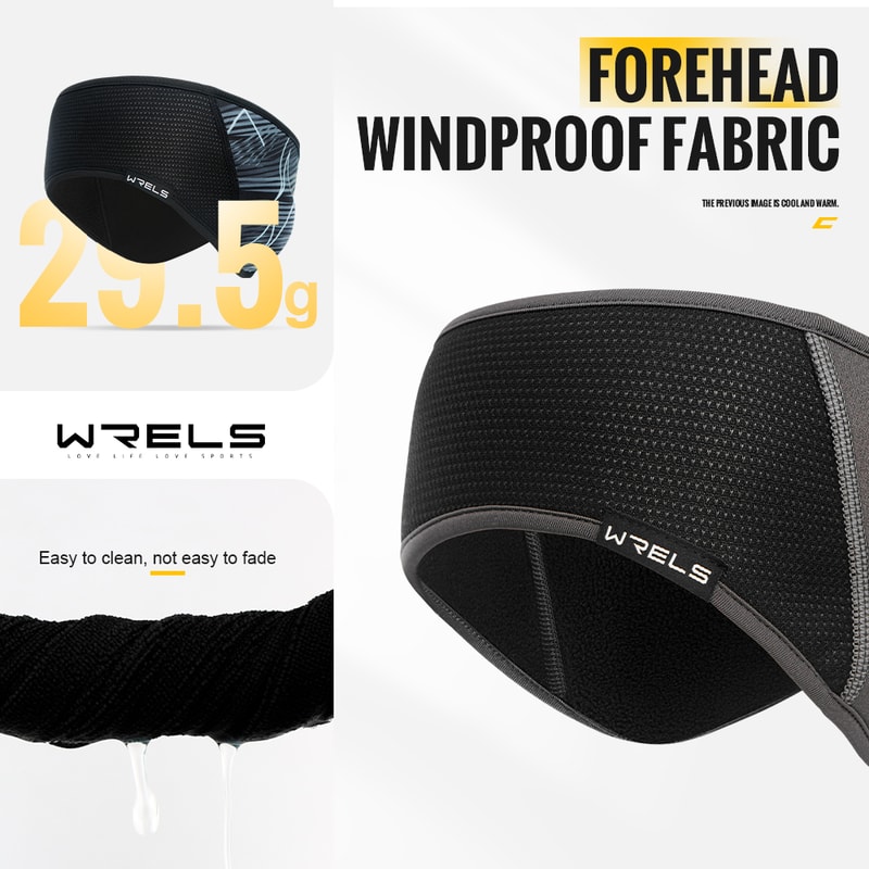 Premium Windproof Cycling Cap & Thermal Bike Ear Warmer – Fleece Winter Cycling Headband for Cold Weather Outdoor Sports