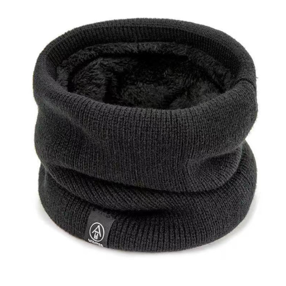 Warm Knitted Scarf Plush Windproof Winter Neck Gaiter For Men Women Coldproof Outdoor SkiingRun 6