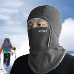 winter balaclava ski mask neck warmer – windproof thermal hood for men and women