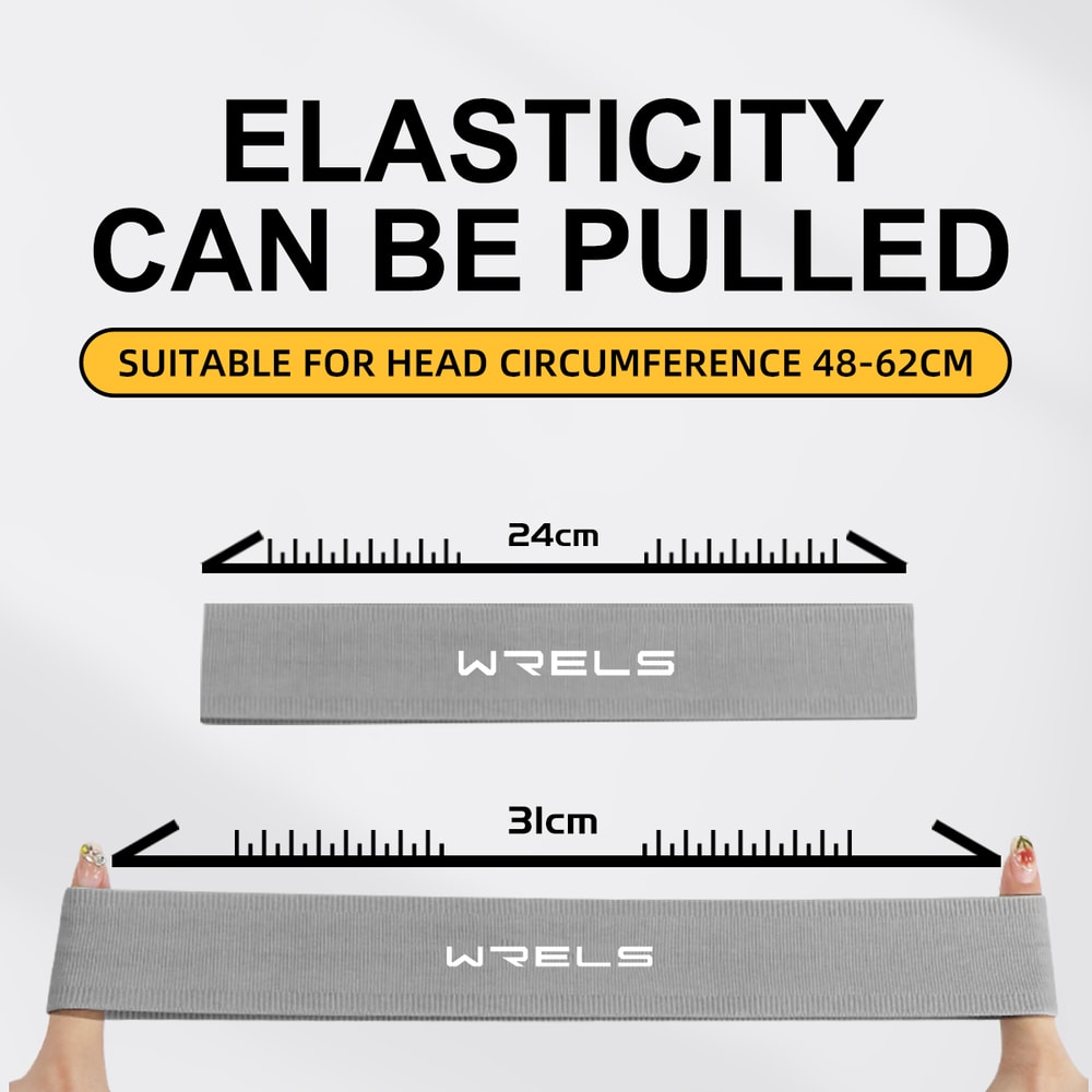 WRELS AntiSlip Quick Dry Sports Headband Breathable Elastic Fitness Sweatband For Yoga Running 4