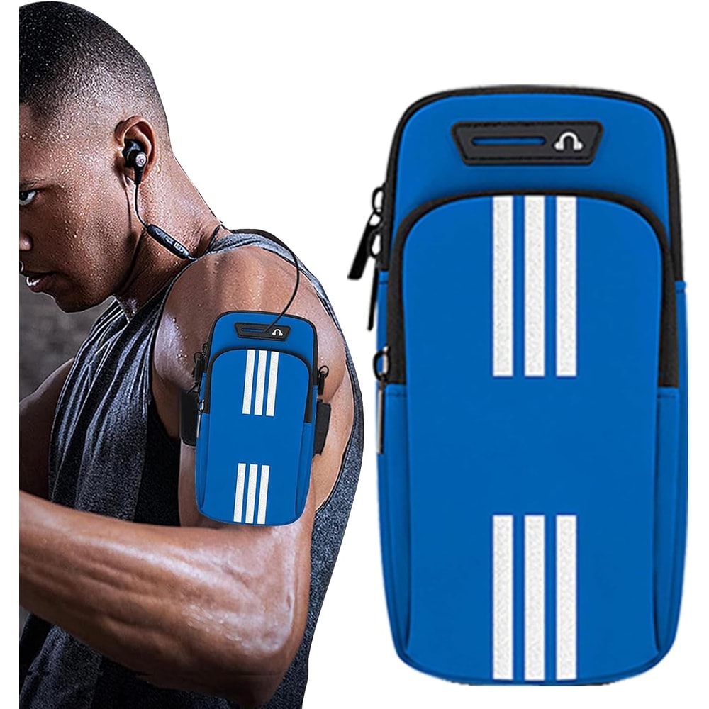 Waterproof Fitness Armband Adjustable NonSlip Lightweight Phone Holder For Jogging Cycling And Run 0