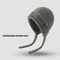 Windproof Knitted Cap With Ear Flaps For Women Warm Bomber Hat For Winter Protection 1