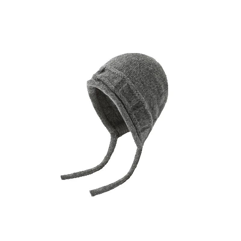 Windproof Knitted Cap With Ear Flaps For Women Warm Bomber Hat For Winter Protection 6