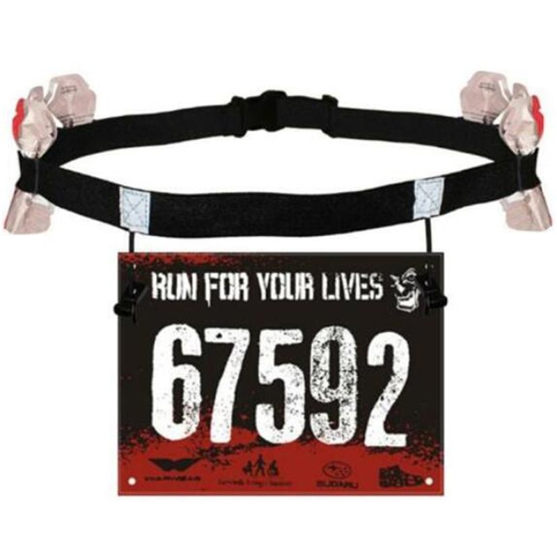 Running Race Belt with 6 Gel Loops – Ideal for Triathlons, Marathons, Cycling & Fitness