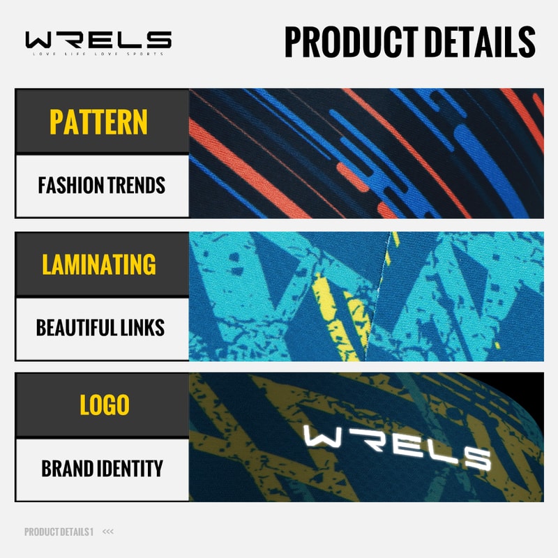 WRELS Sports Headband – Moisture-Wicking Stretchy Sweatband for Running, Cycling, Football, Yoga, and Workouts