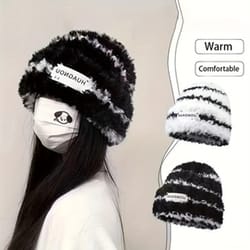 winter slouchy beanie hat for hiking, skiing & outdoor activities – windproof & thermal ear protection