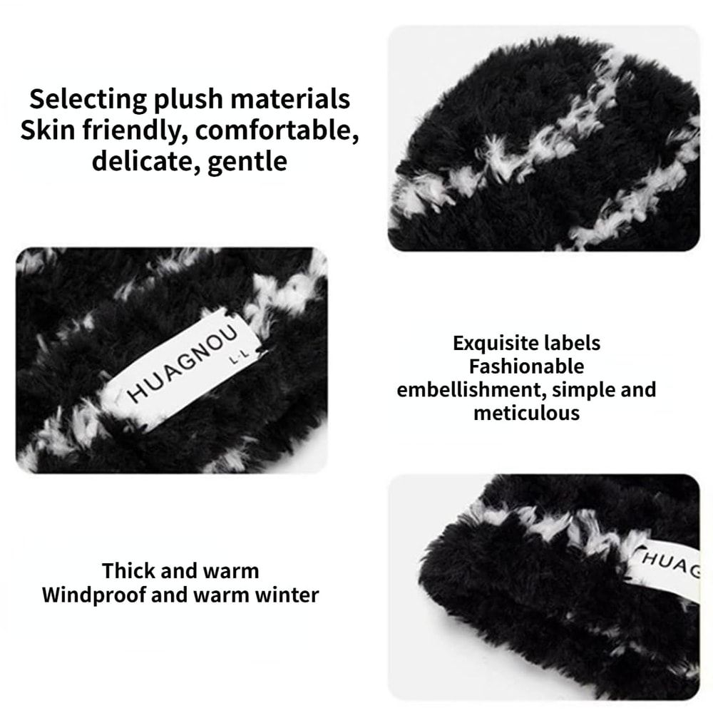 Winter Slouchy Beanie Hat for Hiking, Skiing & Outdoor Activities – Windproof & Thermal Ear Protection