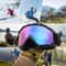 Ski Goggles with Anti-Collision & Anti-Glare Lenses – UV Protection for Winter Sports & Cycling