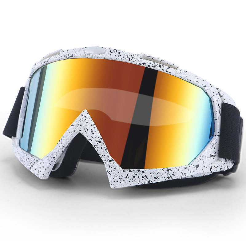 Ski Goggles with Anti-Collision & Anti-Glare Lenses – UV Protection for Winter Sports & Cycling