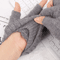 Winter Fingerless Gloves – Knitted Thermal Half Finger Cycling, Driving, and Running Touchscreen Mittens for Men