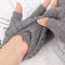 Winter Fingerless Gloves – Knitted Thermal Half Finger Cycling, Driving, and Running Touchscreen Mittens for Men