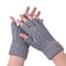 Winter Fingerless Gloves – Knitted Thermal Half Finger Cycling, Driving, and Running Touchscreen Mittens for Men