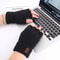 Winter Fingerless Gloves – Knitted Thermal Half Finger Cycling, Driving, and Running Touchscreen Mittens for Men
