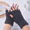 Winter Fingerless Gloves – Knitted Thermal Half Finger Cycling, Driving, and Running Touchscreen Mittens for Men