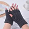 Winter Fingerless Gloves – Knitted Thermal Half Finger Cycling, Driving, and Running Touchscreen Mittens for Men
