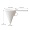 Adjustable Hand-held Baking Funnel - Liquid Dispenser for Cakes, Cupcakes & More