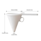Adjustable Hand-held Baking Funnel - Liquid Dispenser for Cakes, Cupcakes & More