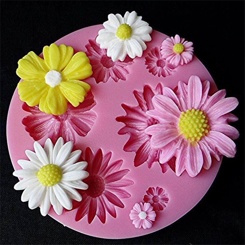 Flower Silicone Molds for Fondant, Cake, Candy, Chocolate & Sugarcraft – Premium Baking Tool