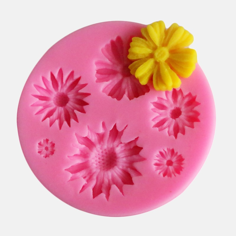 Flower Silicone Molds for Fondant, Cake, Candy, Chocolate & Sugarcraft – Premium Baking Tool