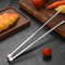 Premium Stainless Steel BBQ Tongs NonSlip Food Clip For Cooking Grilling Parties 5