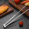 Premium Stainless Steel BBQ Tongs NonSlip Food Clip For Cooking Grilling Parties 5